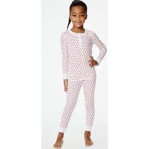 Roller Rabbit Kids Hearts Pajamas in Sunshine Size 6